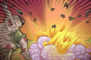 链锁反应炸僵尸