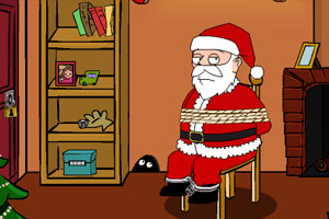 被绑架的圣诞老人逃生