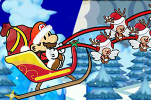马里奥礼物雪橇车