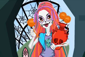 怪物高校艺术女