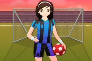 足球女孩装扮