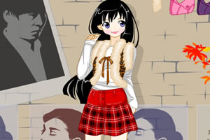 可爱小女生的秋装