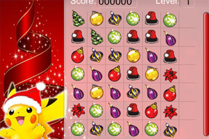 皮卡丘圣诞对对碰