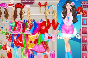 芭比的冬季公主装