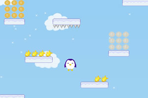 小企鹅向上跳