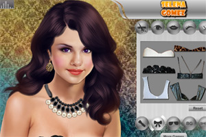 赛琳娜真人化妆