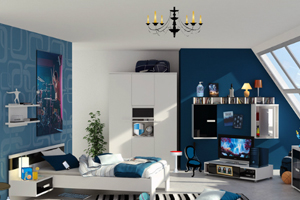 蓝色小屋找东西