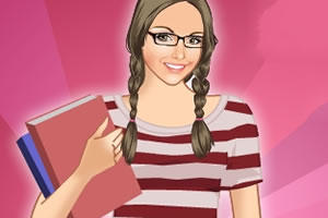 图书馆女孩装扮