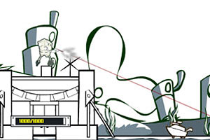 海绵宝宝纸上守城