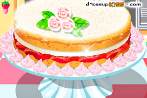 浪漫鲜花蛋糕