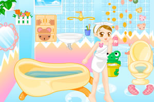 装饰宝贝的浴室