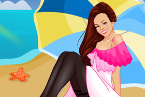 沐浴在阳光海滩