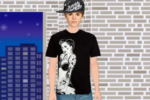 酷酷贾斯丁装扮