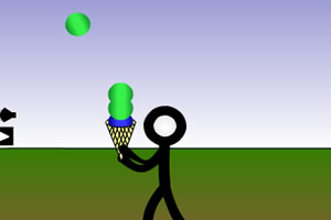 火柴人接冰淇淋