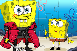 厨师海绵宝宝拼图