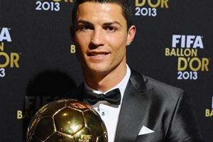 C罗纳尔多金球奖拼图