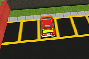 专业赛车手停车