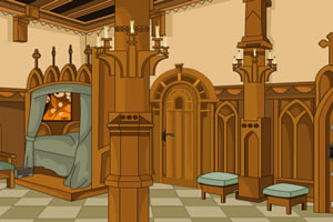 逃离城堡里的卧室