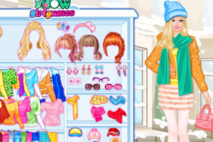 芭比美女的冬装