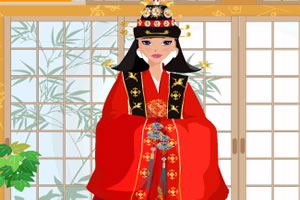 古典民族装女孩