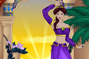 阿拉伯女孩装扮