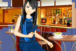 咖啡店小女生