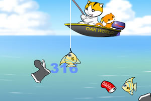 奇童梦乐小猫钓鱼