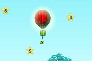 热气球摘星星