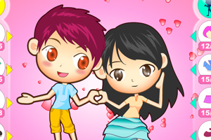 情人节里甜蜜的吻