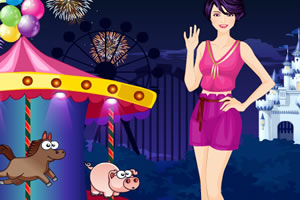 午夜游乐园装扮