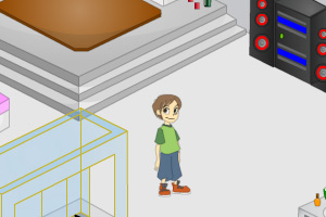 帮助男孩逃出房间