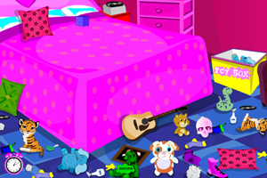 打扫伊蒙的卧室