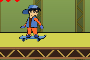 聪明的滑板小子