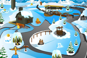 逃离被冰冻的船