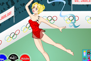 体操运动员换装