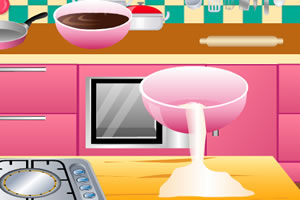 制作奶油甜甜圈