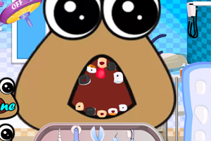 大头做牙科护理