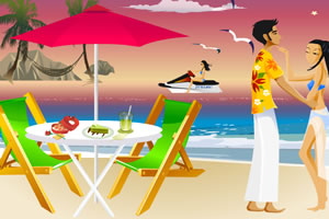 夏威夷海滩装饰