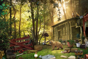 宁静的山谷农场