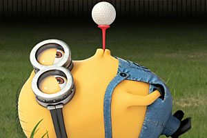 小黄人玩高尔夫