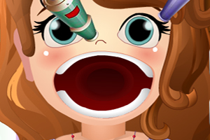 妹妹去做口腔护理