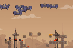 机器人炮塔防御