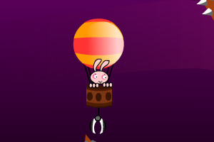 伯尼兔子的热气球