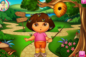 治疗被蛰伤的朵拉