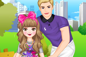 爸爸教我骑单车