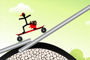 火柴人滑板挑战