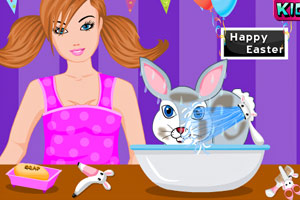 照顾复活节小兔子