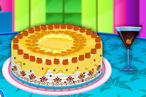 美味的水果蛋糕