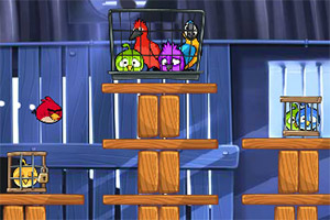 愤怒的小鸟之里约大冒险选关版