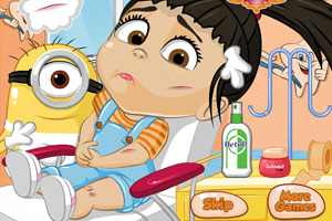 艾格尼丝受伤了